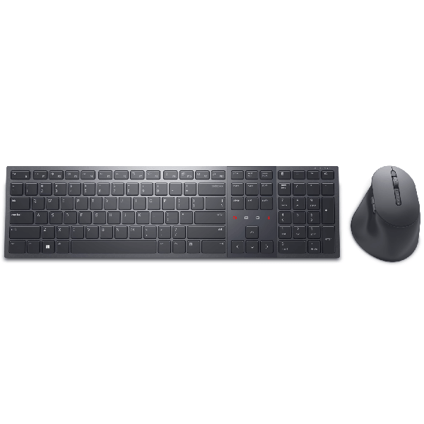 კლავიატურა+მაუსი Dell 580-BBCZ KM900, Wireless, USB, Keyboard And Mouse, Grey