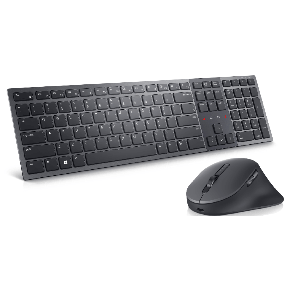 კლავიატურა+მაუსი Dell 580-BBCZ KM900, Wireless, USB, Keyboard And Mouse, Grey