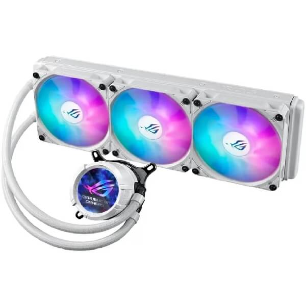 თხევადი გაგრილება Asus 90RC00W2-M0UAY0 ROG STRIX, 120mm, 2200RPM, Liquid Cooling, White