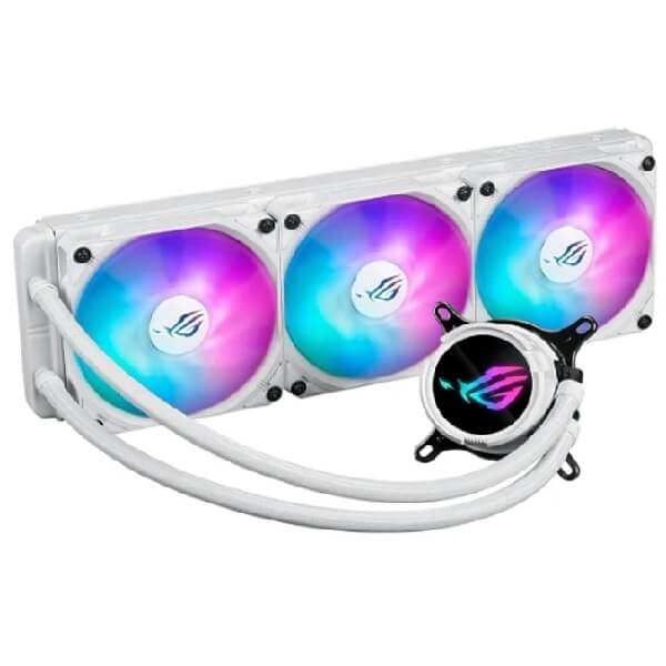 თხევადი გაგრილება Asus 90RC00T2-M0UAY0 ROG STRIX, 120mm, 2200RPM, Liquid Cooling, White