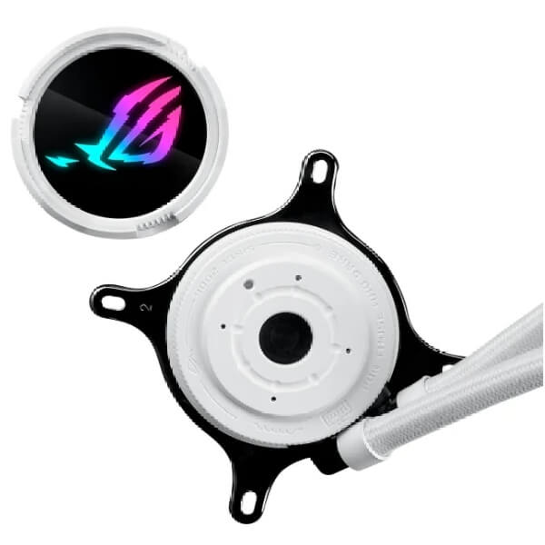 თხევადი გაგრილება Asus 90RC00T2-M0UAY0 ROG STRIX, 120mm, 2200RPM, Liquid Cooling, White