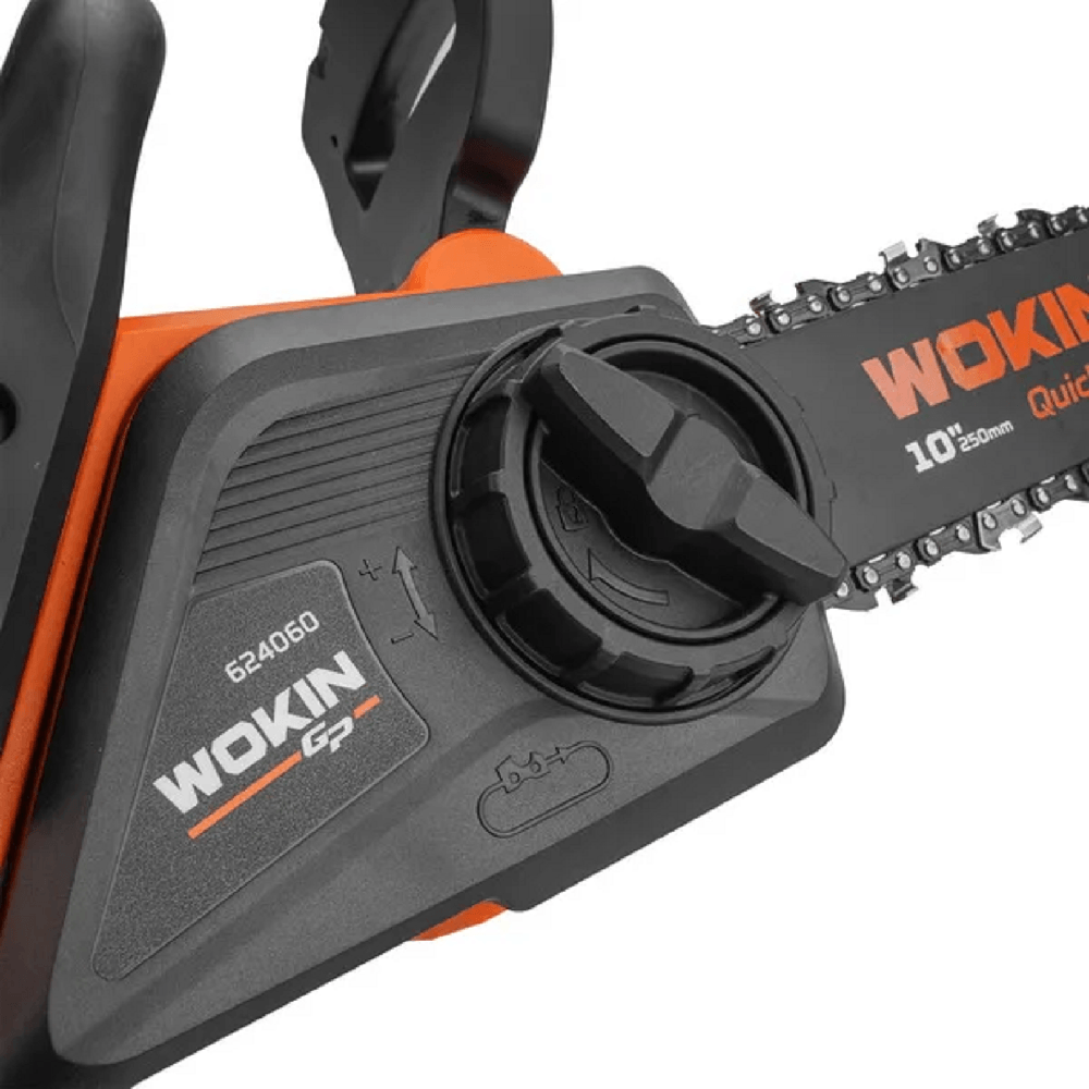 უსადენო ჯაჭვური ხერხი Wokin 624060, 250mm, 20V, LI-ION Cordless Pruning Saw, Orange