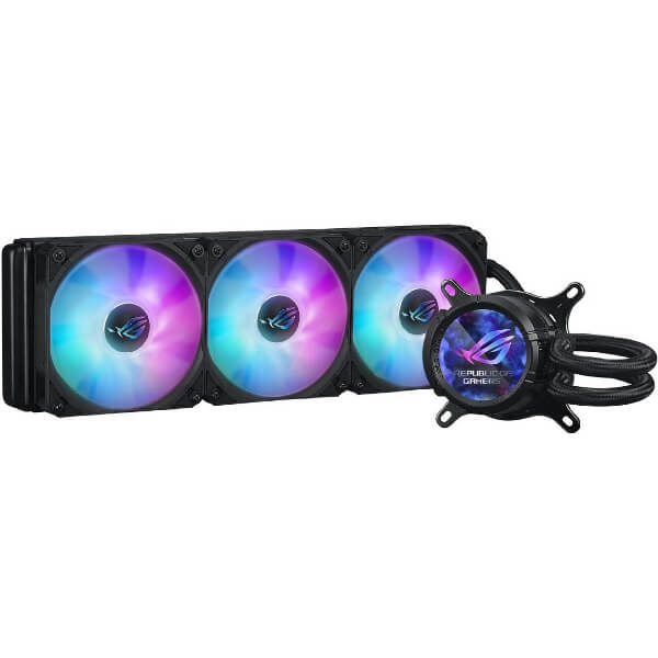 თხევადი გაგრილება Asus 90RC00W1-M0UAY0 ROG STRIX LC III 360, 120mm, 2200Rpm, Liquid Cooling, Black