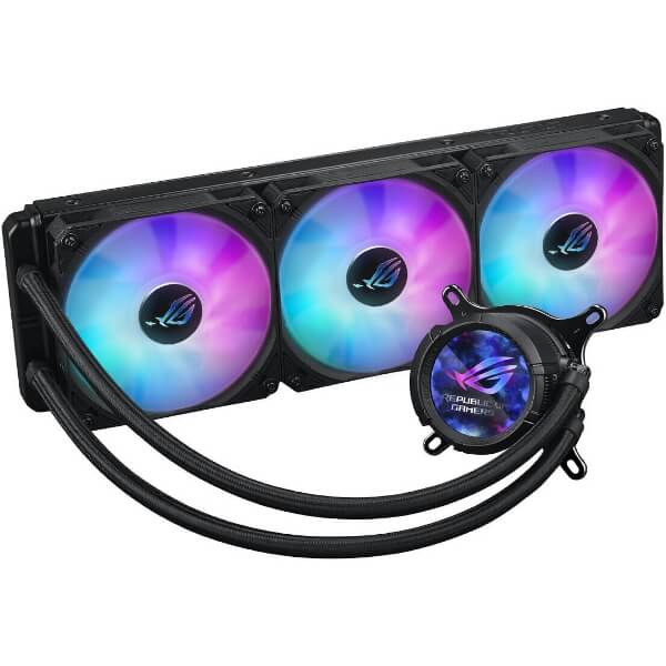 თხევადი გაგრილება Asus 90RC00W1-M0UAY0 ROG STRIX LC III 360, 120mm, 2200Rpm, Liquid Cooling, Black