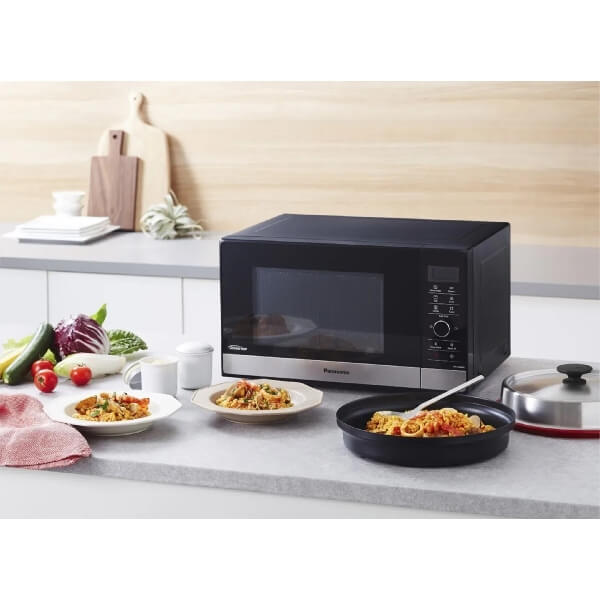 მიკროტალღური ღუმელი Panasonic GD38HSZPE, 1000W, 23L, Microwave Oven, Black