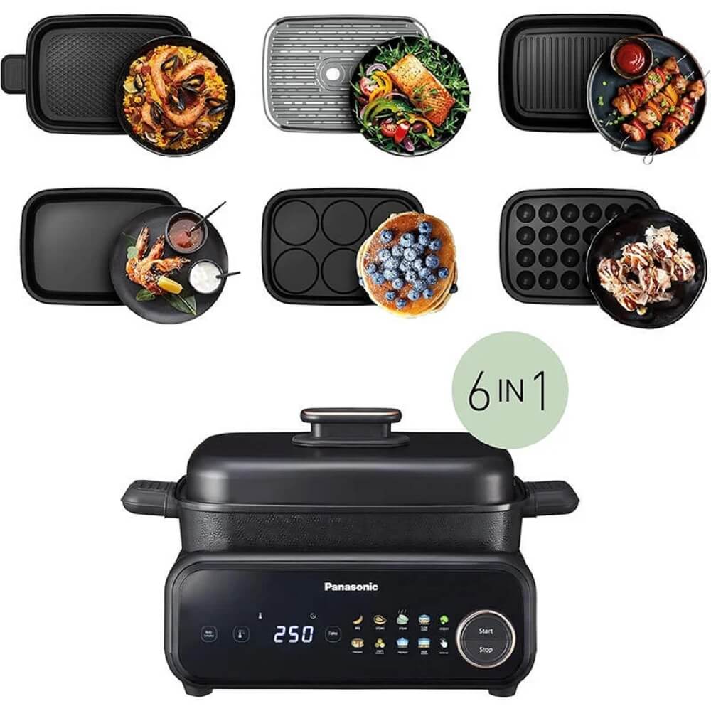 მულტსახარში Panasonic NF-GM600KXE, 1400W, 2.5L, Multifunction Cooker, Black