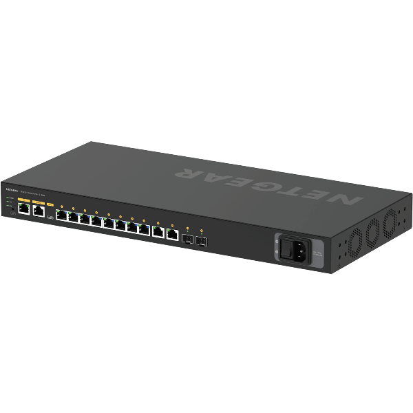 PoE + Switch Netgear GSM4212PX-100EUS M4250-10G2XF-PoE+, 10-Port, Black