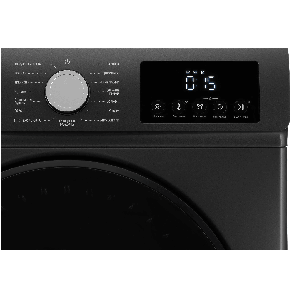 Washing Machine Ardesto WMW-8103DGBD, 8Kg, 1200Rpm, A+++, 75Db, Grey