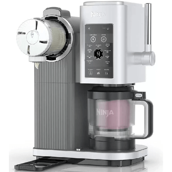 ნაყინის აპარატი Ninja NC701EU Swirl by CREAMi, 800W, 0.48L, 13-in-1 Soft Serve And Ice Cream Maker, Silver