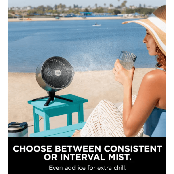 Indoor And Outdoor Fan Shark FA300EU FlexBreeze Pro Mist, 36W, Charcoal Grey