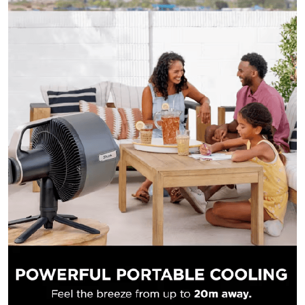 Indoor And Outdoor Fan Shark FA300EU FlexBreeze Pro Mist, 36W, Charcoal Grey