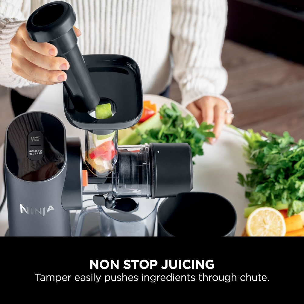 წვენსაწური Ninja JC151EU, 150W, 0.88L, Cold Press Juicer, Machine Grey