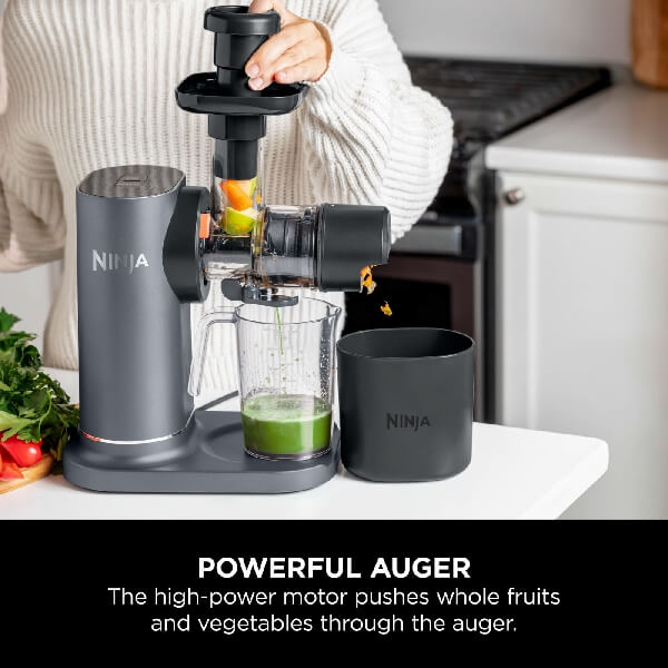 წვენსაწური Ninja JC151EU, 150W, 0.88L, Cold Press Juicer, Machine Grey