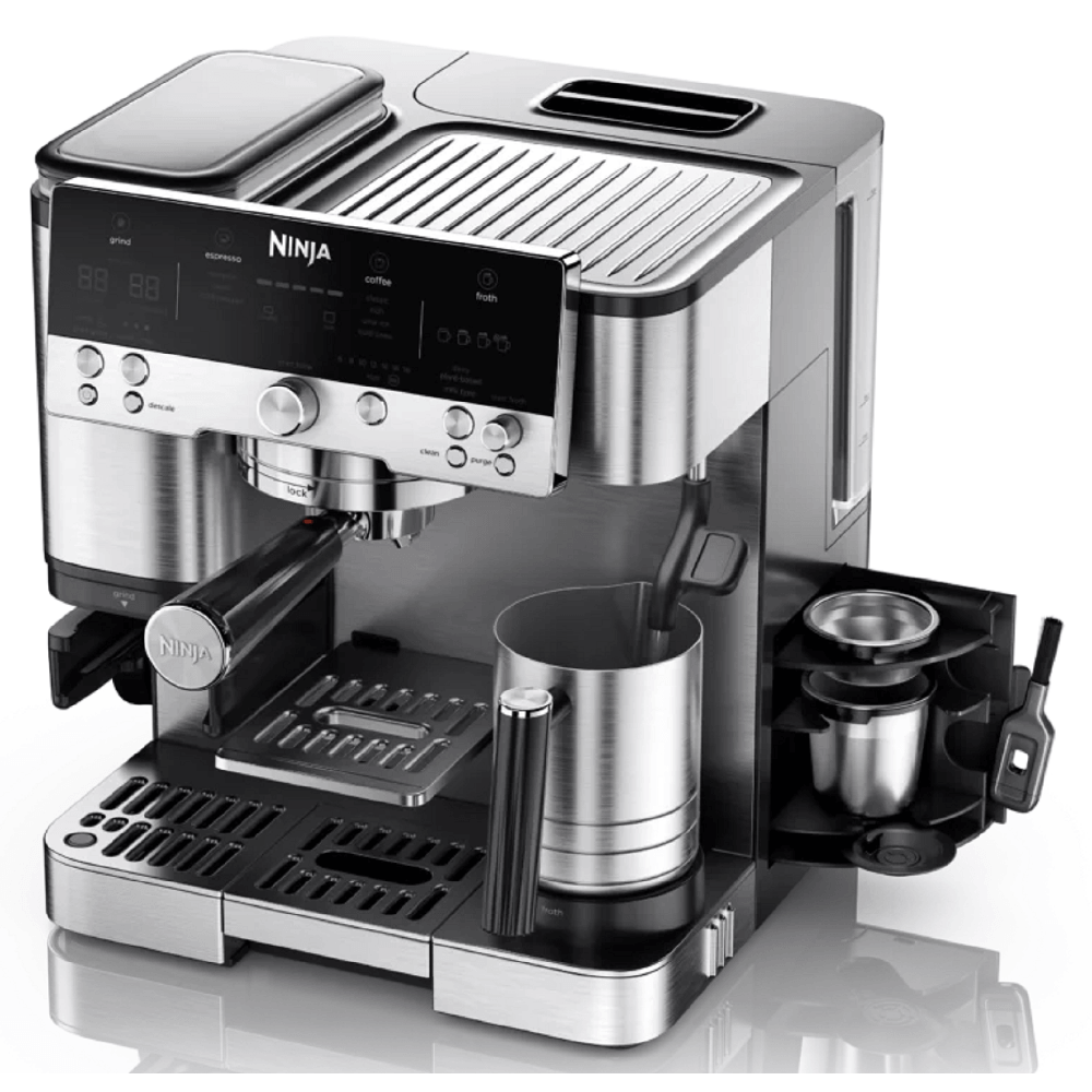 ყავის აპარატი Ninja ES601EU Luxe Café Premier, 1650W, 2L, Coffee Machine, Black/Silver