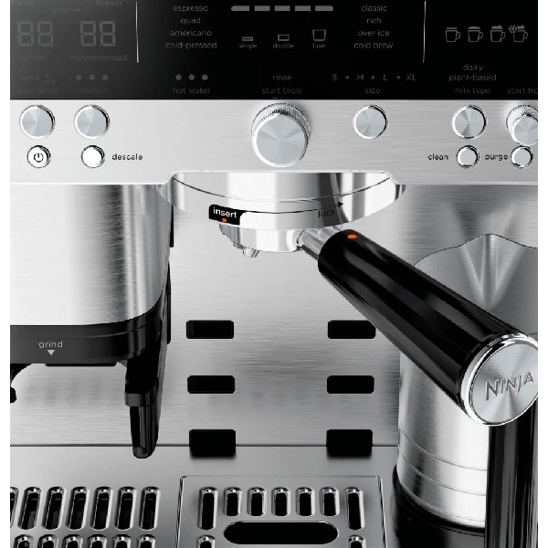 ყავის აპარატი Ninja ES601EU Luxe Café Premier, 1650W, 2L, Coffee Machine, Black/Silver