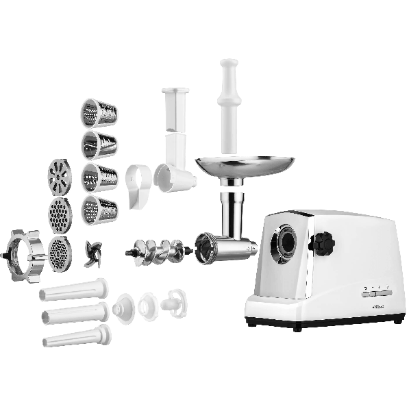 Meat Grinder Ardesto MGA-2300J, 1750W, White/Silver