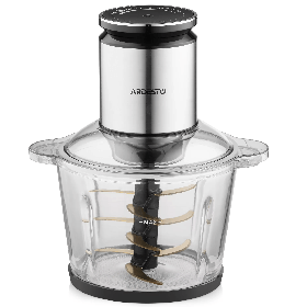 ჩოპერი Ardesto CHK-8003B, 800W, 3L, Chopper, Black/Silver
