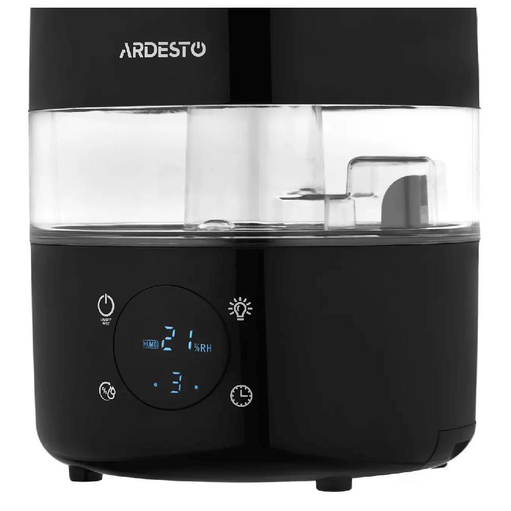 ჰაერის დამატენიანებელი Ardesto USH-H-4B Ultrasonic, 30m², Air Humidifier, Black