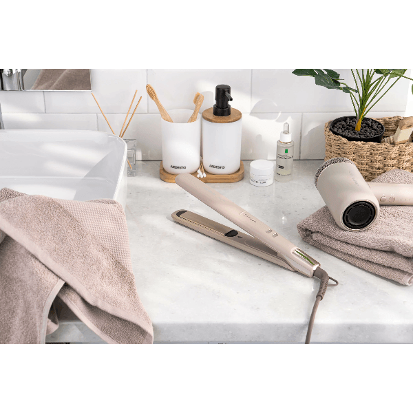 Hair Straightener Ardesto HS-Y700PERL Pearl Cream, Beige
