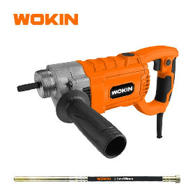 Wokin 795910 + 795915, 1.5M/35mm, VIBRATOR POKER, 1200W, CONCRETE VIBRATOR, Orange