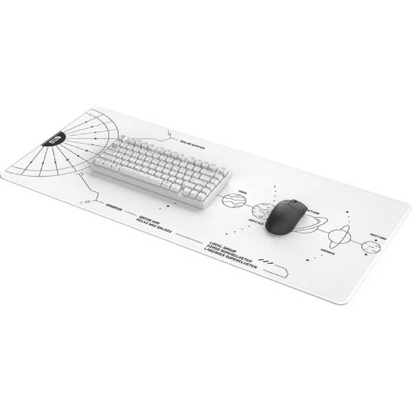 მაუსის პადი Dark Project DPMP_NOVA_WHITE_XL TERRA NOVA, XL, Gaming Mouse Pad, White