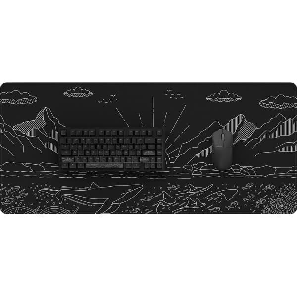 Gaming Mouse Pad Dark Project DPMP_NOVA_BLACK_XL TERRA NOVA, XL, Black