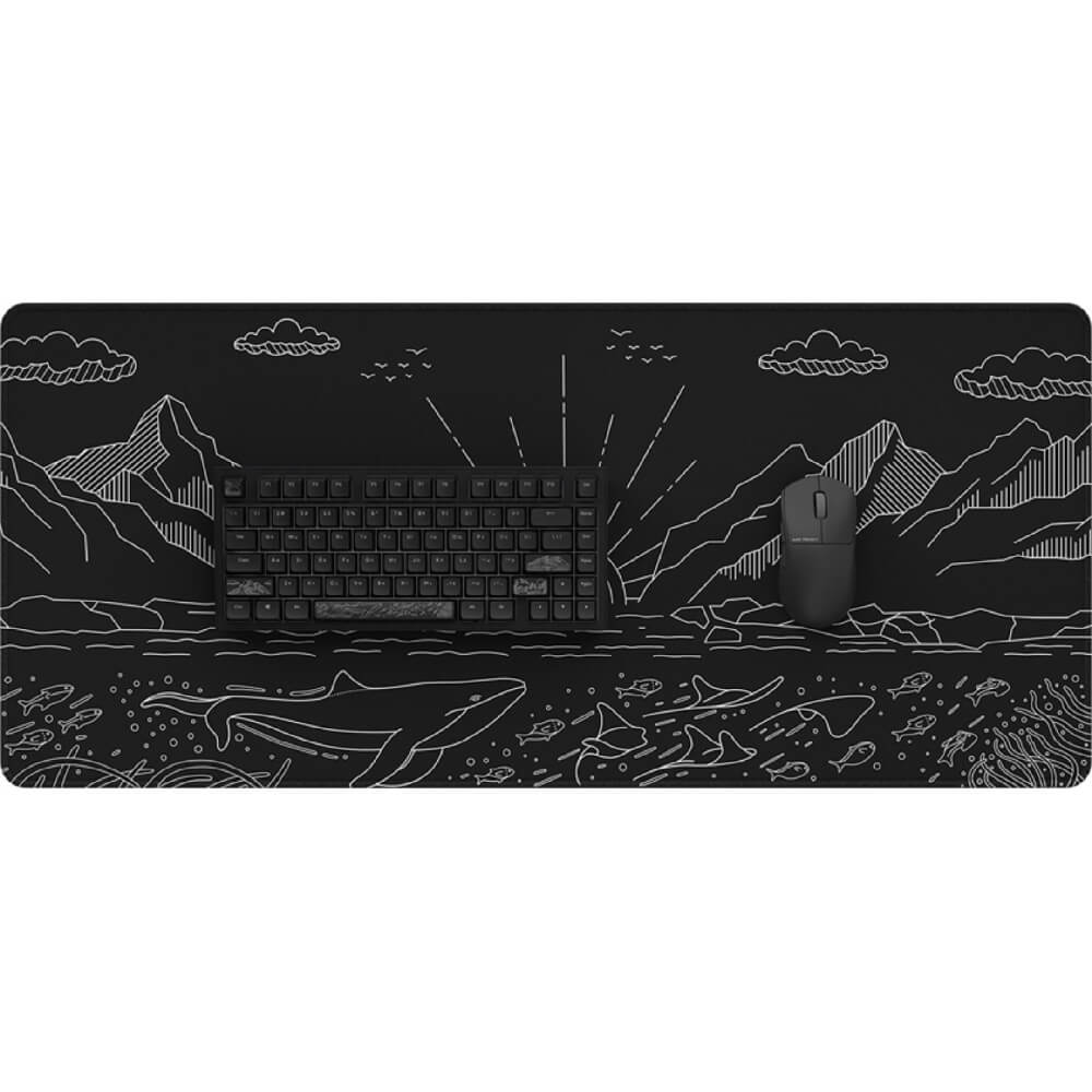 მაუსის პადი Dark Project DPMP_NOVA_BLACK_XL TERRA NOVA, XL, Gaming Mouse Pad, Black