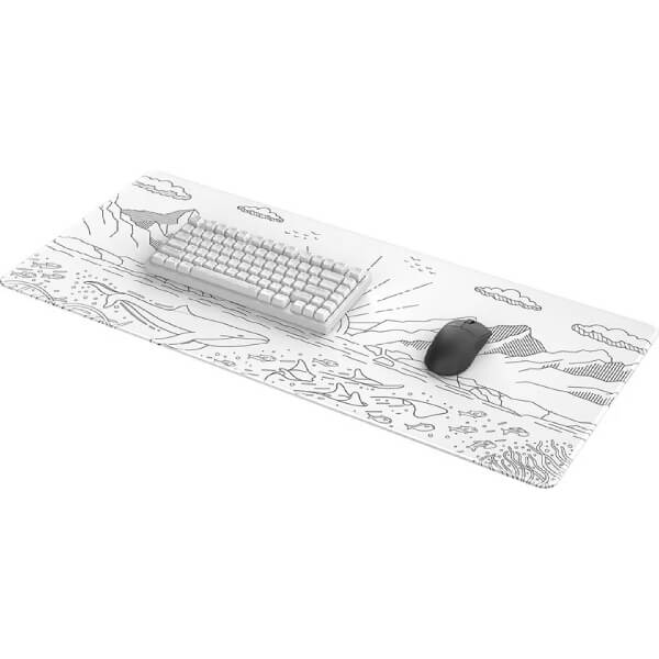 Gaming Mouse Pad Dark Project DPMP_NOSTRA_WHITE XL Nostra, XL, White