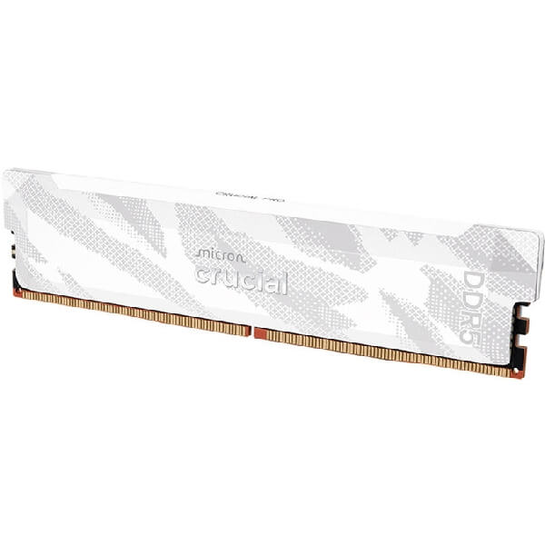 ოპერატიული მეხსიერება Crucial CP16G64C32U5W PRO OC, RAM 16GB, DDR5 DIMM, White