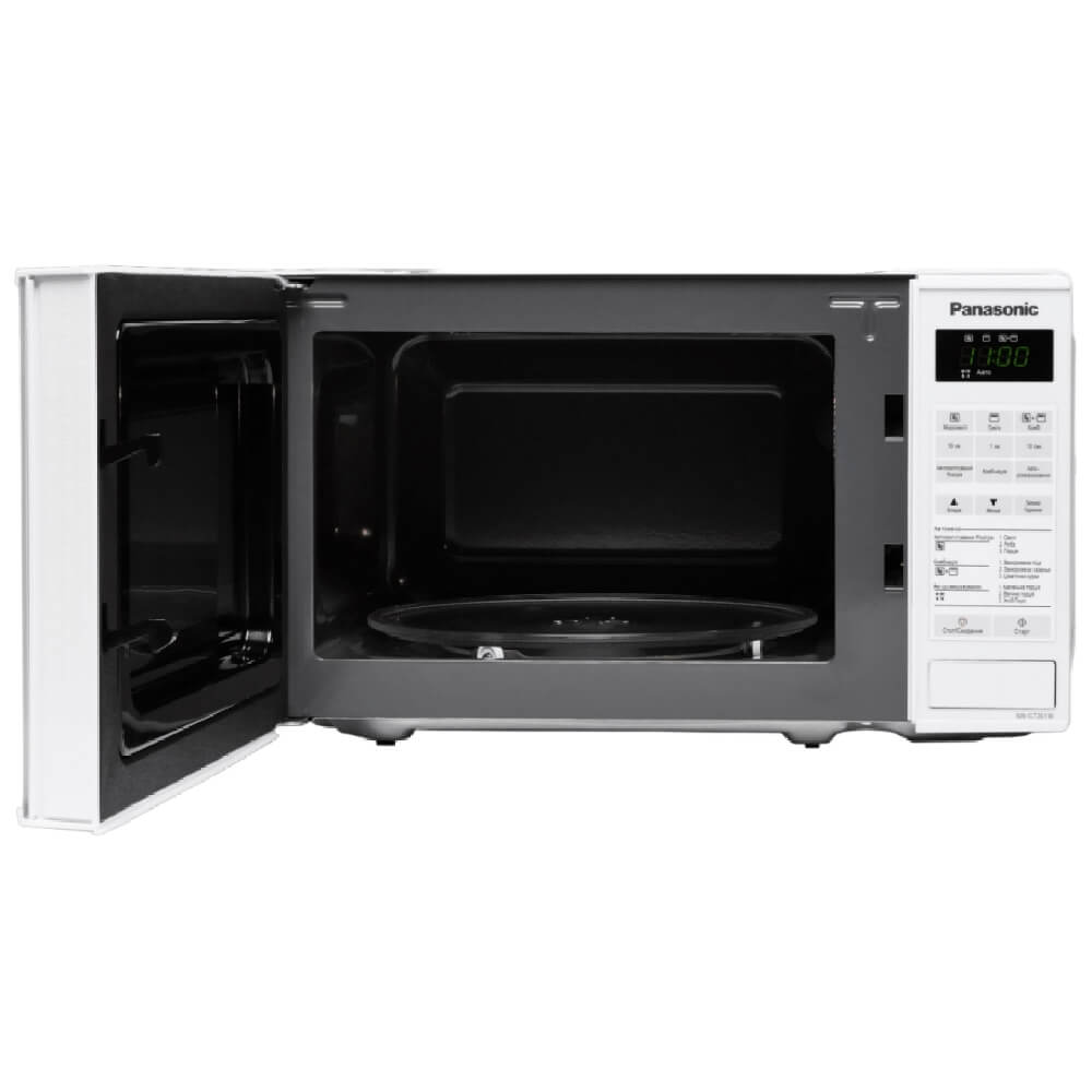 მიკროტალღური ღუმელი Panasonic NN-GT261WZUE, 800W, 20L, Microwave Oven, White