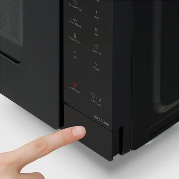 მიკროტალღური ღუმელი Panasonic NN-GT34NBZUE, 900W, 24L, Microwave Oven, Black