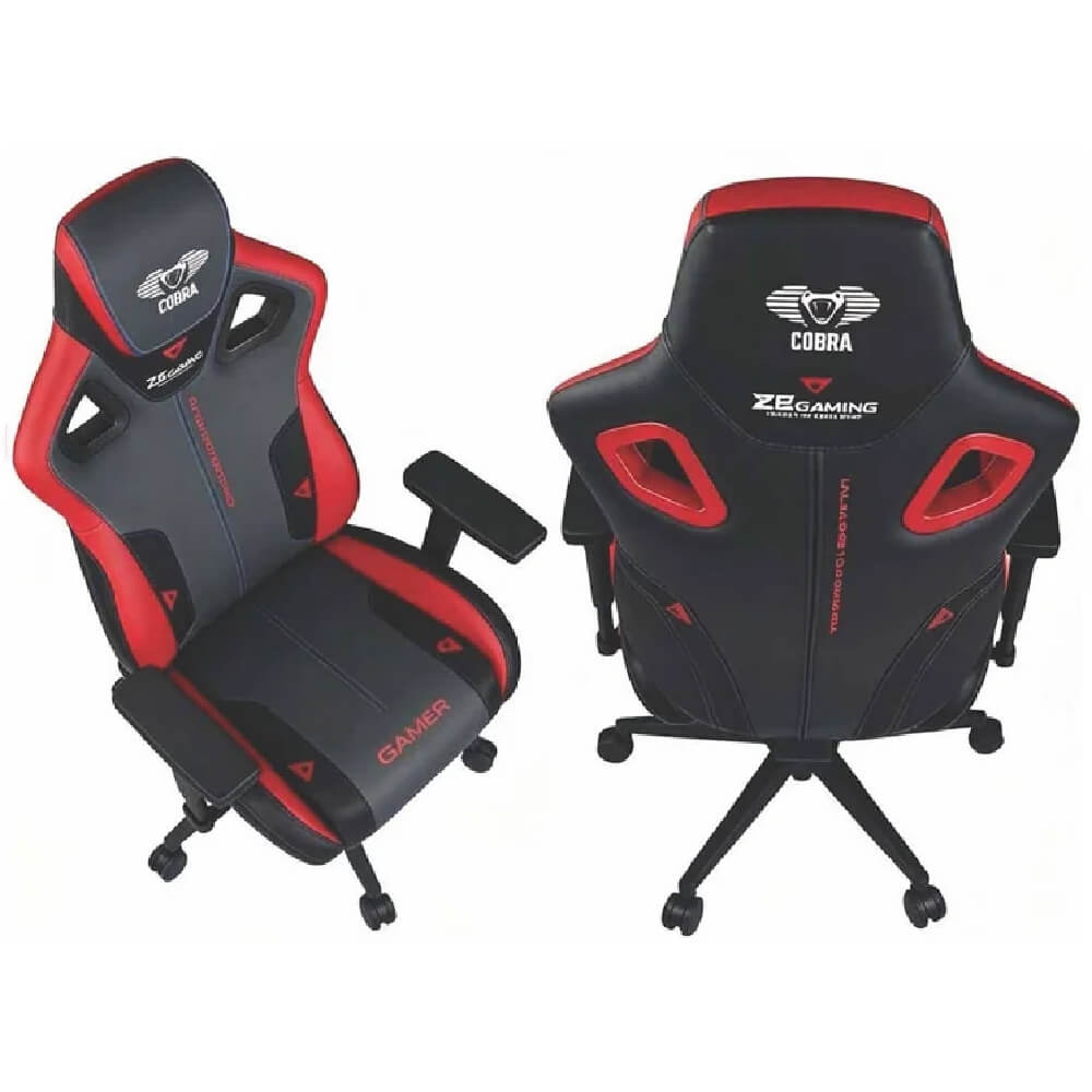 Gaming Chair E-Blue GC312-EEC312 Cobra, Grey/Red