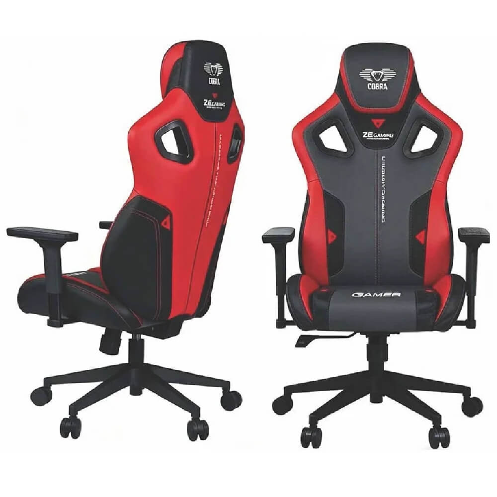 Gaming Chair E-Blue GC312-EEC312 Cobra, Grey/Red