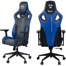 გეიმერული სავარძელი E-Blue GC312-EEC312 Cobra, Gaming Chair, Grey/Blue