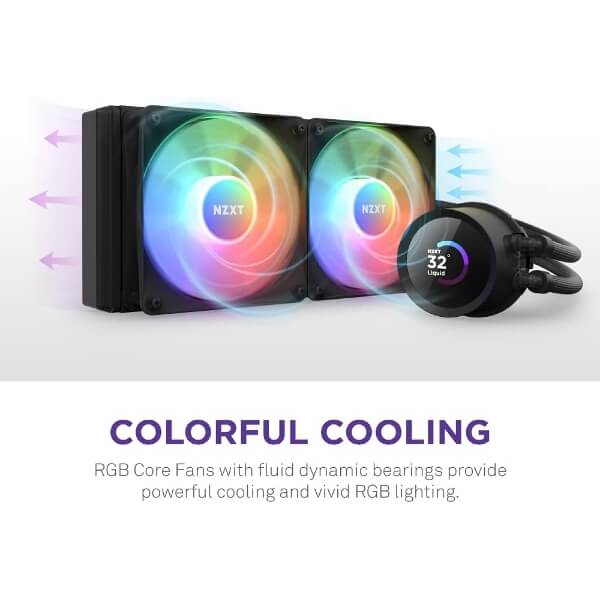 Liquid Cooling NZXT RL-KR280-B1 Kraken 280, 140mm, 1500RPM, Black