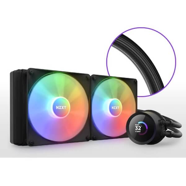 Liquid Cooling NZXT RL-KR280-B1 Kraken 280, 140mm, 1500RPM, Black