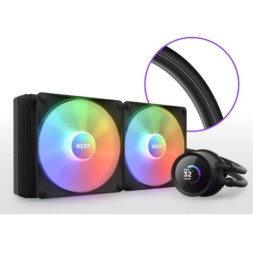 Liquid Cooling NZXT RL-KR280-B1 Kraken 280, 140mm, 1500RPM, Black