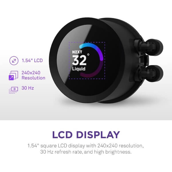 Liquid Cooling NZXT RL-KR280-B1 Kraken 280, 140mm, 1500RPM, Black