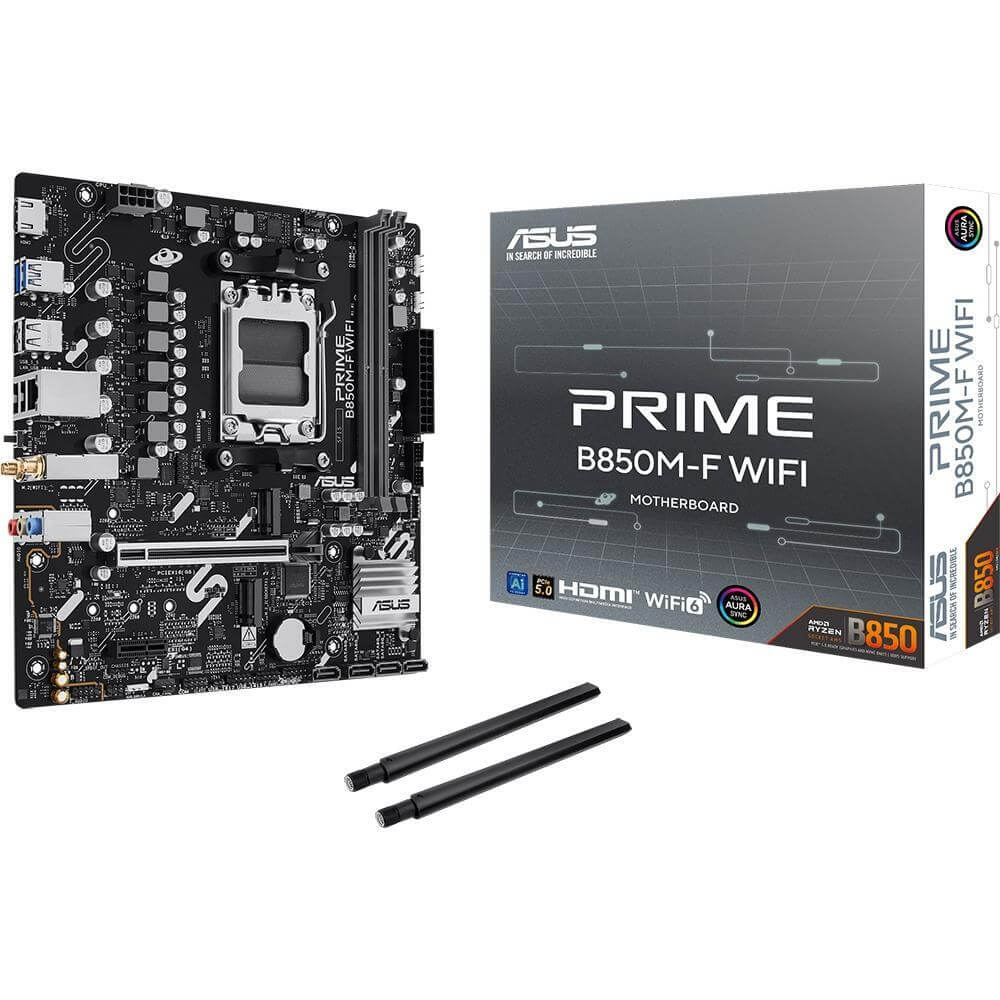 Motherboard Asus 90MB1N80-M0EAY0 PRIME B850M-F WIFI, AM5, DDR5, 128GB