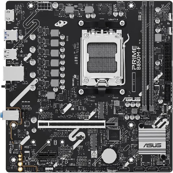 დედა დაფა Asus 90MB1N90-M0EAY0 PRIME B850M-F, AM5, DDR5, 128GB