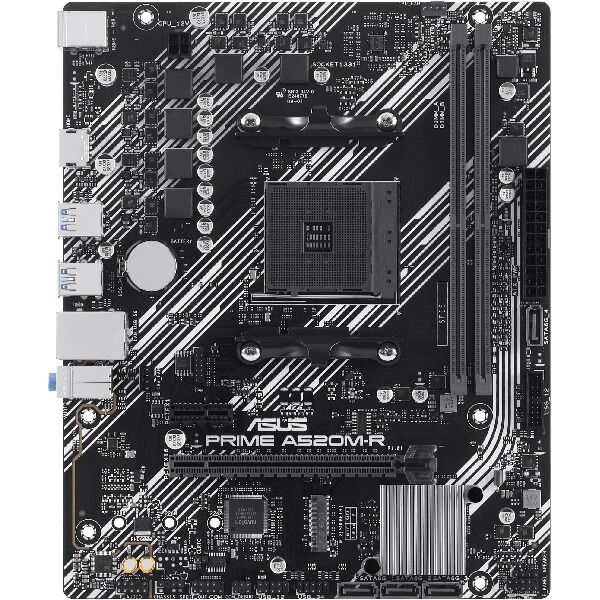 დედა დაფა Asus 90MB1H60-M0EAY0 PRIME A520M-R, AM4, DDR4, 64GB