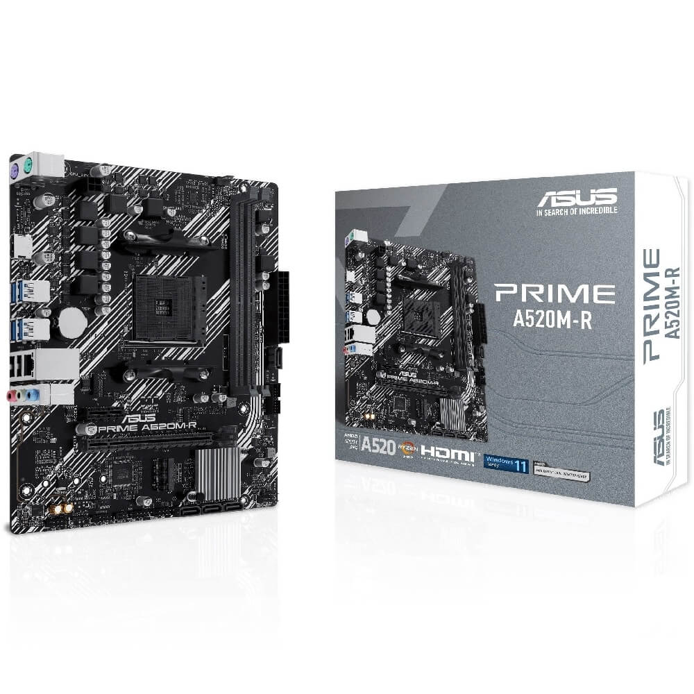 Motherboard Asus 90MB1H60-M0EAY0 PRIME A520M-R, AM4, DDR4, 64GB