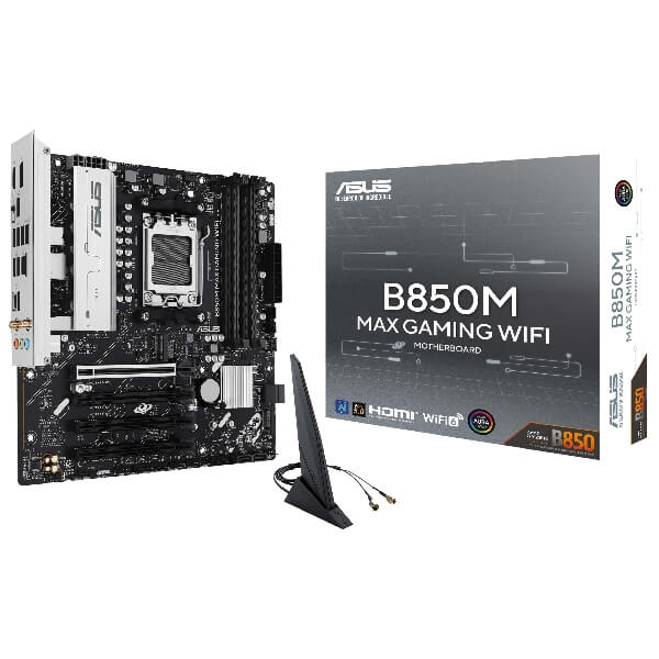 დედა დაფა Asus 90MB1LL0-M0EAY0 B850M MAX GAMING WIFI, AM5, DDR5, 256GB