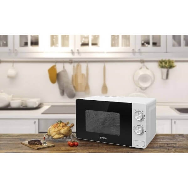 Microwave Oven Gorenje MO20E2W, 800W, 20L, White