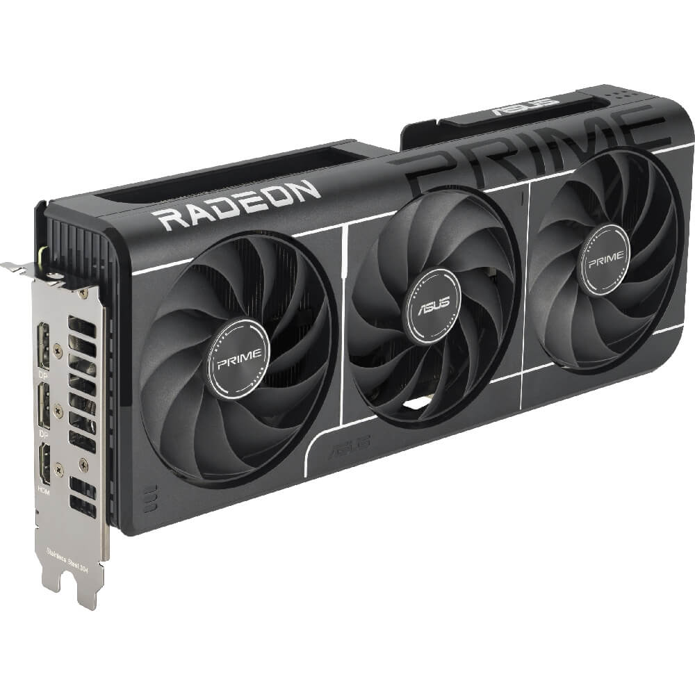 ვიდეო დაფა Asus 90YV0LF1-M0NA00 OC PRIME-RX9060XT-O16G, Radeon RX9060XT, 16GB, 128bit, HDMI, DP, Black