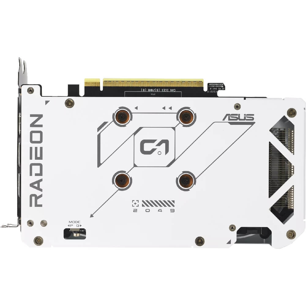 Graphic Card Asus 90YV0LG3-M0NA00 OC DUAL-RX9060XT-16G-WHITE, Radeon RX9060XT, 16GB, 128bit, HDMI, DP, White