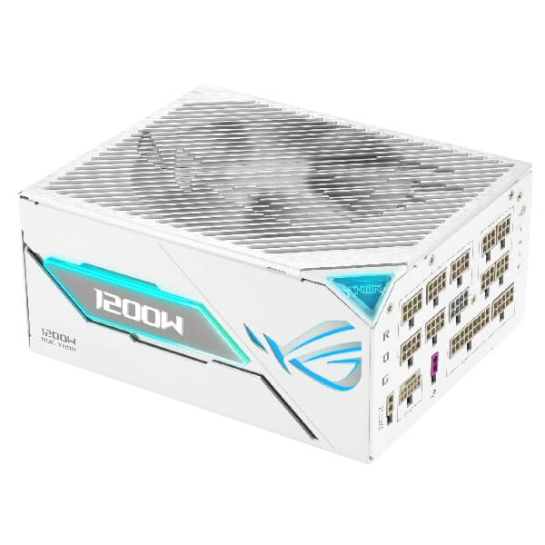 კვების ბლოკი Asus 90YE00V5-B0NA00 ROG-THOR-1200P3-WHITE-GAMING, 1200W, 80Plus Platinum, Power Supply, White