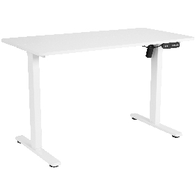 Computer Desk 2E 2E-CE120W-MOTORIZED, White