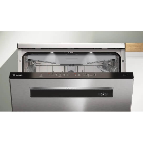 ჭურჭლის სარეცხი მანქანა Bosch SMP6EMI86Q, Dishwasher, Silver