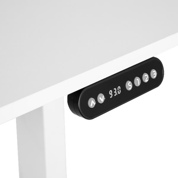 Computer Desk 2E 2E-CE120W-MOTORIZED, White